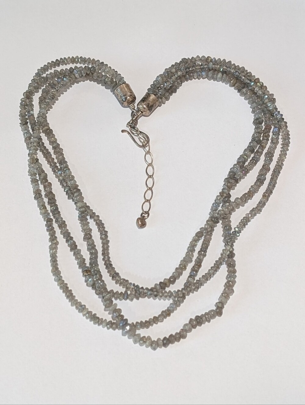 Mine Finds By Jay King Sterling Silver Genuine Labradorite Multi Strand Necklace